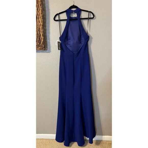 Xscape Dress Blue 10 Long Wedding Cruise Formal Party Mermaid NEW NWT - Picture 13 of 14